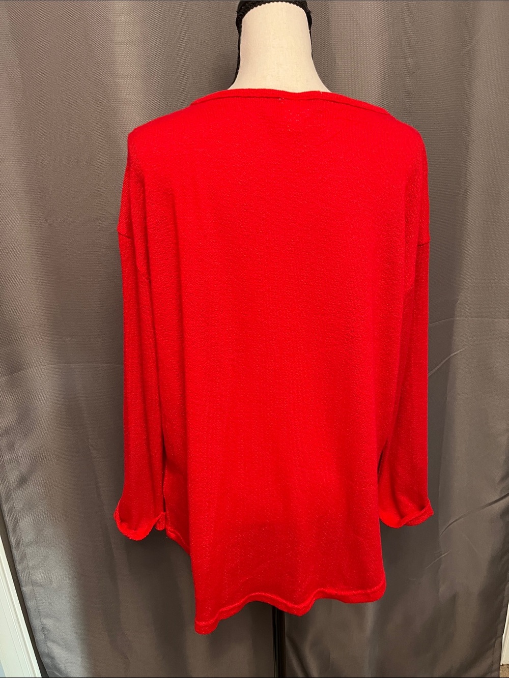 Disney Red Mickey Mouse Long Sleeve Tee - Picture 4 of 4